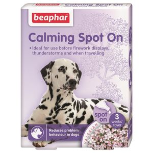 قطره سگ بیفار مدل calming spot on for dogs بسته 3 عددی